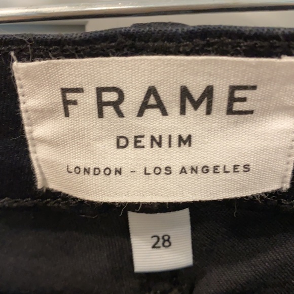Frame Le High skinny black jeans. Size 28 - Picture 5 of 6